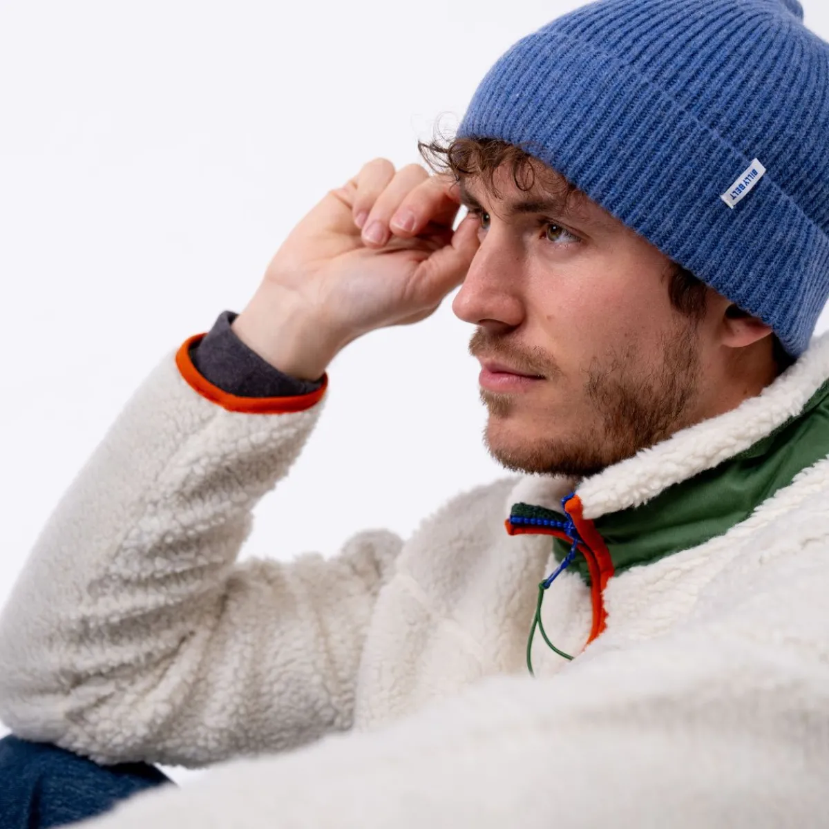 BILLYBELT Bonnet en laine d'agneau Bleu jeans> Bonnets