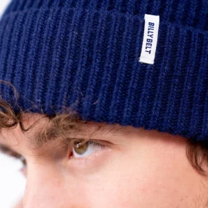 BILLYBELT Bonnet en laine d'agneau Bleu profond> Bonnets