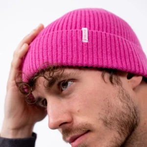 BILLYBELT Bonnet en laine d'agneau Rose bubblegum> Bonnets