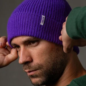 BILLYBELT Bonnet en laine d'agneau Violet> Bonnets