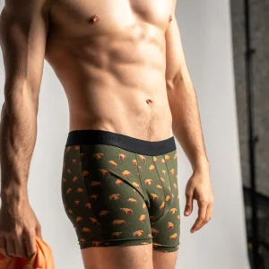 BILLYBELT Boxer en coton biologique Buffalo green> Boxers