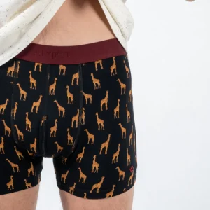BILLYBELT Boxer en coton biologique Girafe> Boxers