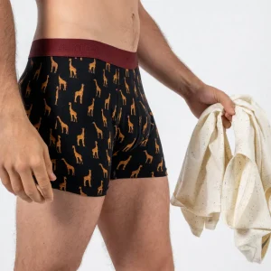 BILLYBELT Boxer en coton biologique Girafe> Boxers