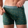 BILLYBELT Boxer en coton biologique Green wild> Boxers