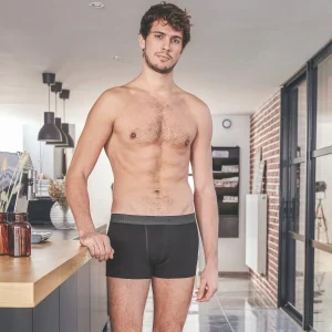 BILLYBELT Boxer en coton biologique Noir> Boxers