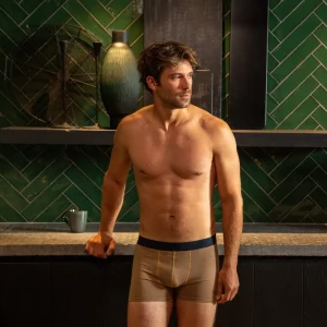 BILLYBELT Boxer en coton biologique Orange stripes> Boxers