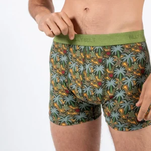 BILLYBELT Boxer en coton biologique Tropical> Boxers