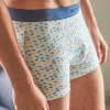 BILLYBELT Boxer en coton biologique White leaf> Boxers