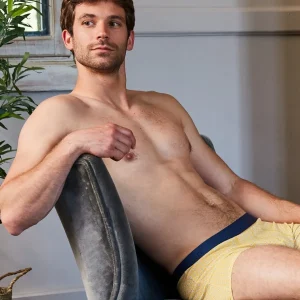 BILLYBELT Boxer en coton biologique Yellow Japan> Boxers