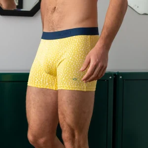 BILLYBELT Boxer en coton biologique Yellow savage> Boxers