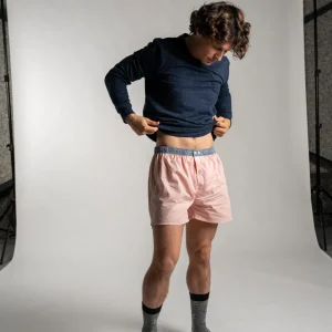 BILLYBELT Caleçon en 100% coton biologique Billy pink> Caleçons