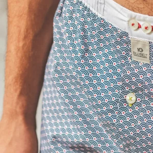 BILLYBELT Caleçon en 100% coton biologique Blue wave> Caleçons