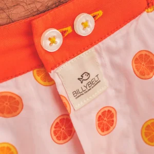 BILLYBELT Caleçon en 100% coton biologique Fruity orange> Caleçons