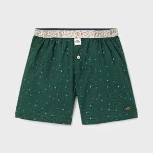 BILLYBELT Caleçon en 100% coton biologique Green illusion> Caleçons