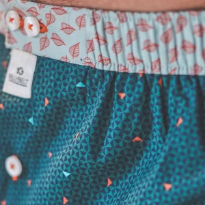 BILLYBELT Caleçon en 100% coton biologique Green illusion> Caleçons
