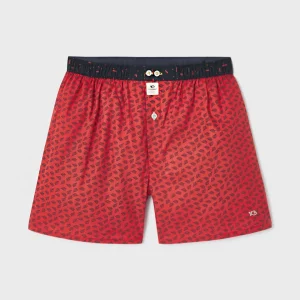 BILLYBELT Caleçon en 100% coton biologique Red jungle> Caleçons