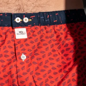 BILLYBELT Caleçon en 100% coton biologique Red jungle> Caleçons