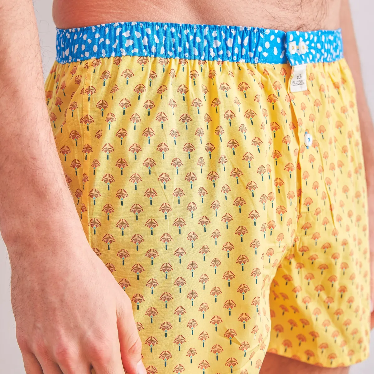 caleon_en__coton_biologique_yellow_peacock_3.webp BILLYBELT Caleçon en 100% coton biologique Yellow peacock> Caleçons