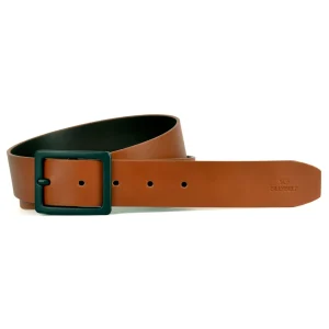 BILLYBELT Ceinture en cuir - Effet lisse - Marron glacé>Homme Ceintures En Cuir Homme