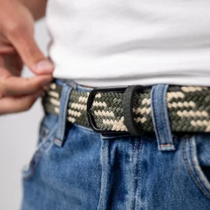 BILLYBELT Ceinture tressée élastique Amazonie 2>Homme Ceintures Tressées Multicolores