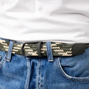BILLYBELT Ceinture tressée élastique Amazonie 2>Homme Ceintures Tressées Multicolores