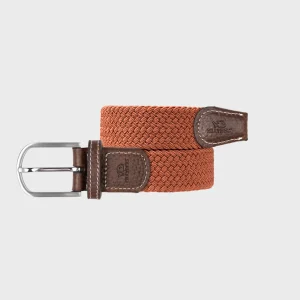 BILLYBELT Ceinture tressée élastique Auburn>Homme Ceintures Tressées Unies