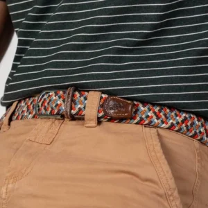 BILLYBELT Ceinture tressée élastique Auckland>Homme Ceintures Tressées Multicolores