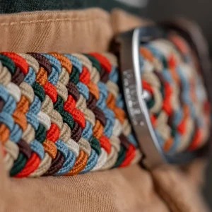 BILLYBELT Ceinture tressée élastique Auckland>Homme Ceintures Tressées Multicolores