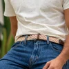 BILLYBELT Ceinture tressée élastique Bamako>Homme Ceintures Tressées Multicolores