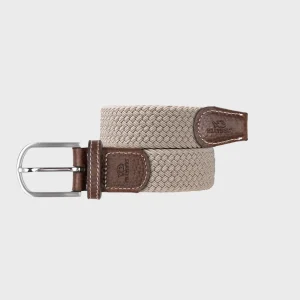 BILLYBELT Ceinture tressée élastique Beige sable>Homme Ceintures Tressées Unies
