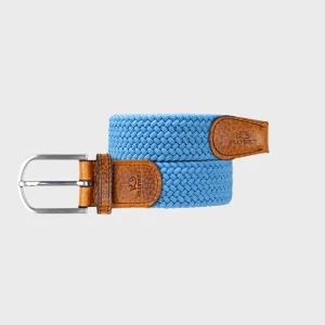BILLYBELT Ceinture tressée élastique Bleu alaska>Homme Ceintures Tressées Unies