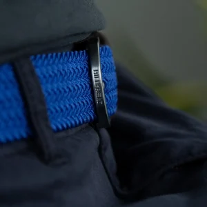 BILLYBELT Ceinture tressée élastique Bleu électrique>Homme Ceintures Tressées Unies
