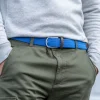 BILLYBELT Ceinture tressée élastique Bleuet>Homme Ceintures Tressées Unies