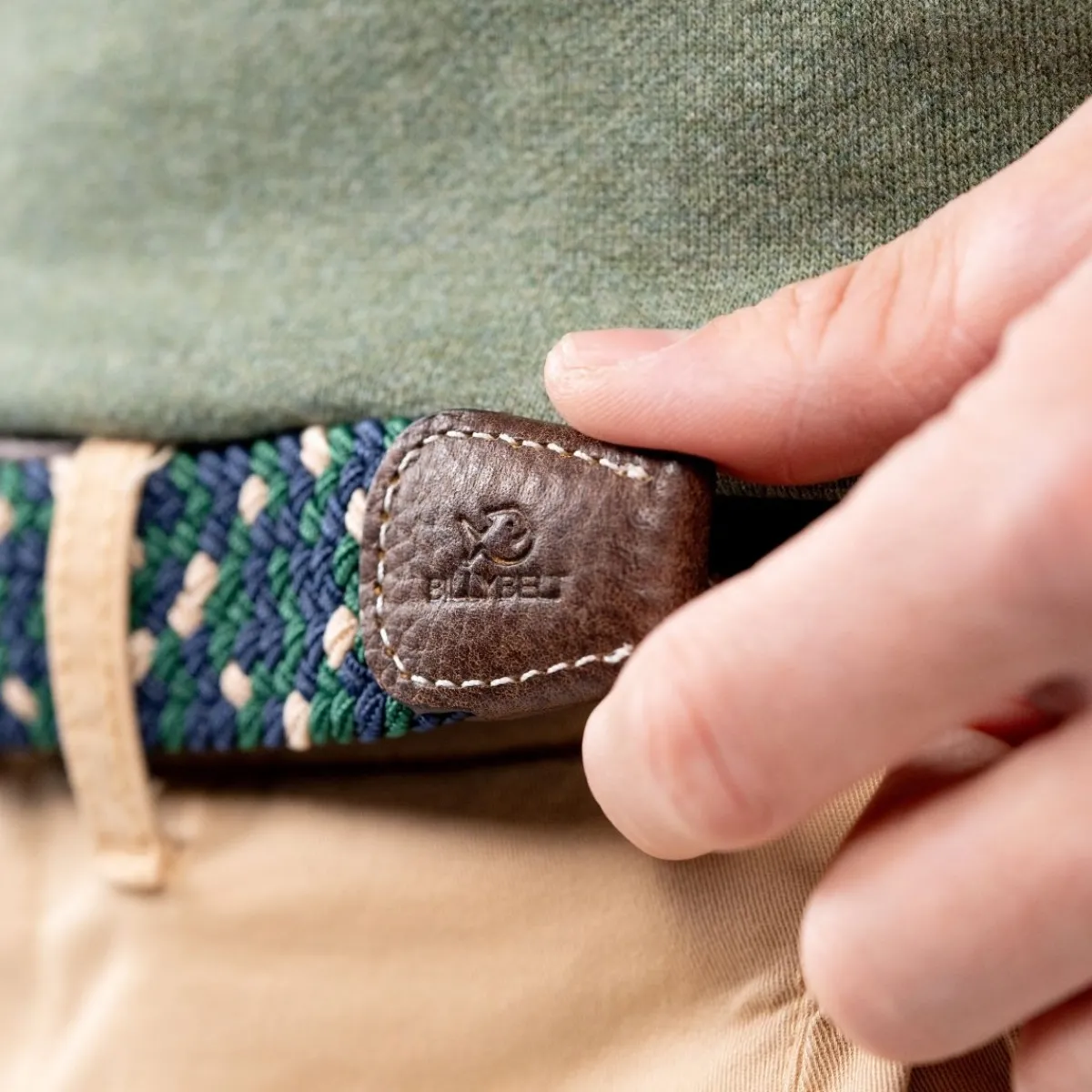 ceinture_tresse_lastique_bruges_3.webp BILLYBELT Ceinture tressée élastique Bruges>Homme Ceintures Tressées Multicolores