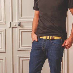 BILLYBELT Ceinture tressée élastique Coton ciré - Marmara>Homme Ceintures En Coton Ciré | Ceintures Tressées Multicolores