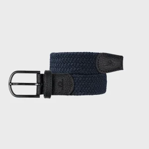 BILLYBELT Ceinture tressée élastique Deep water>Homme Ceintures Tressées Unies
