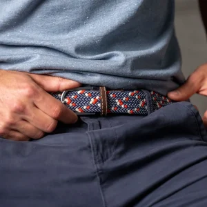 BILLYBELT Ceinture tressée élastique Frenchie>Homme Ceintures Tressées Multicolores