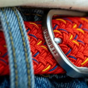 BILLYBELT Ceinture tressée élastique Fuego>Homme Ceintures Tressées Multicolores
