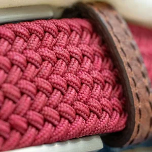 BILLYBELT Ceinture tressée élastique Grenat>Homme Ceintures Tressées Unies