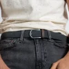 BILLYBELT Ceinture tressée élastique Gris flanelle>Homme Ceintures Tressées Unies