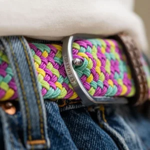 BILLYBELT Ceinture tressée élastique Keukenhof>Homme Ceintures Tressées Multicolores