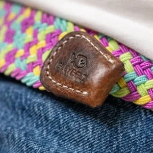 BILLYBELT Ceinture tressée élastique Keukenhof>Homme Ceintures Tressées Multicolores