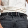 BILLYBELT Ceinture tressée élastique Noir réglisse>Homme Ceintures Tressées Unies