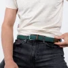BILLYBELT Ceinture tressée élastique Pin vert>Homme Ceintures Tressées Unies