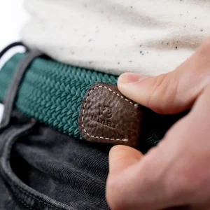 BILLYBELT Ceinture tressée élastique Pin vert>Homme Ceintures Tressées Unies