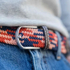 BILLYBELT Ceinture tressée élastique Retba>Homme Ceintures Tressées Multicolores