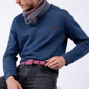 BILLYBELT Ceinture tressée élastique Rose magenta>Homme Ceintures Tressées Unies