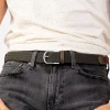 BILLYBELT Ceinture tressée élastique Vert kaki>Homme Ceintures Tressées Unies