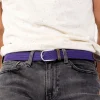 BILLYBELT Ceinture tressée élastique Violet astral>Homme Ceintures Tressées Unies