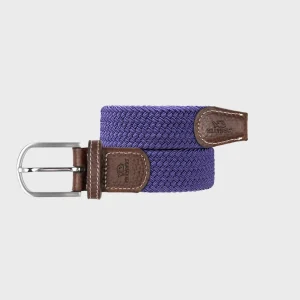 BILLYBELT Ceinture tressée élastique Violet astral>Homme Ceintures Tressées Unies